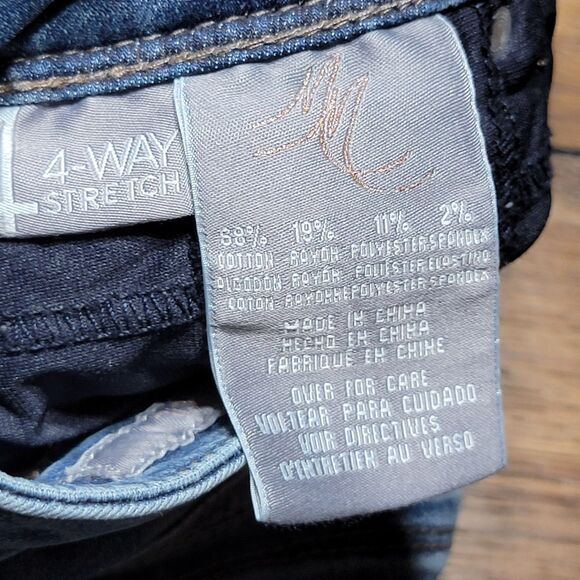 Melissa McCarthy Seven7 Women's Straight Leg Jeans - Light Blue - Picture 8 of 8